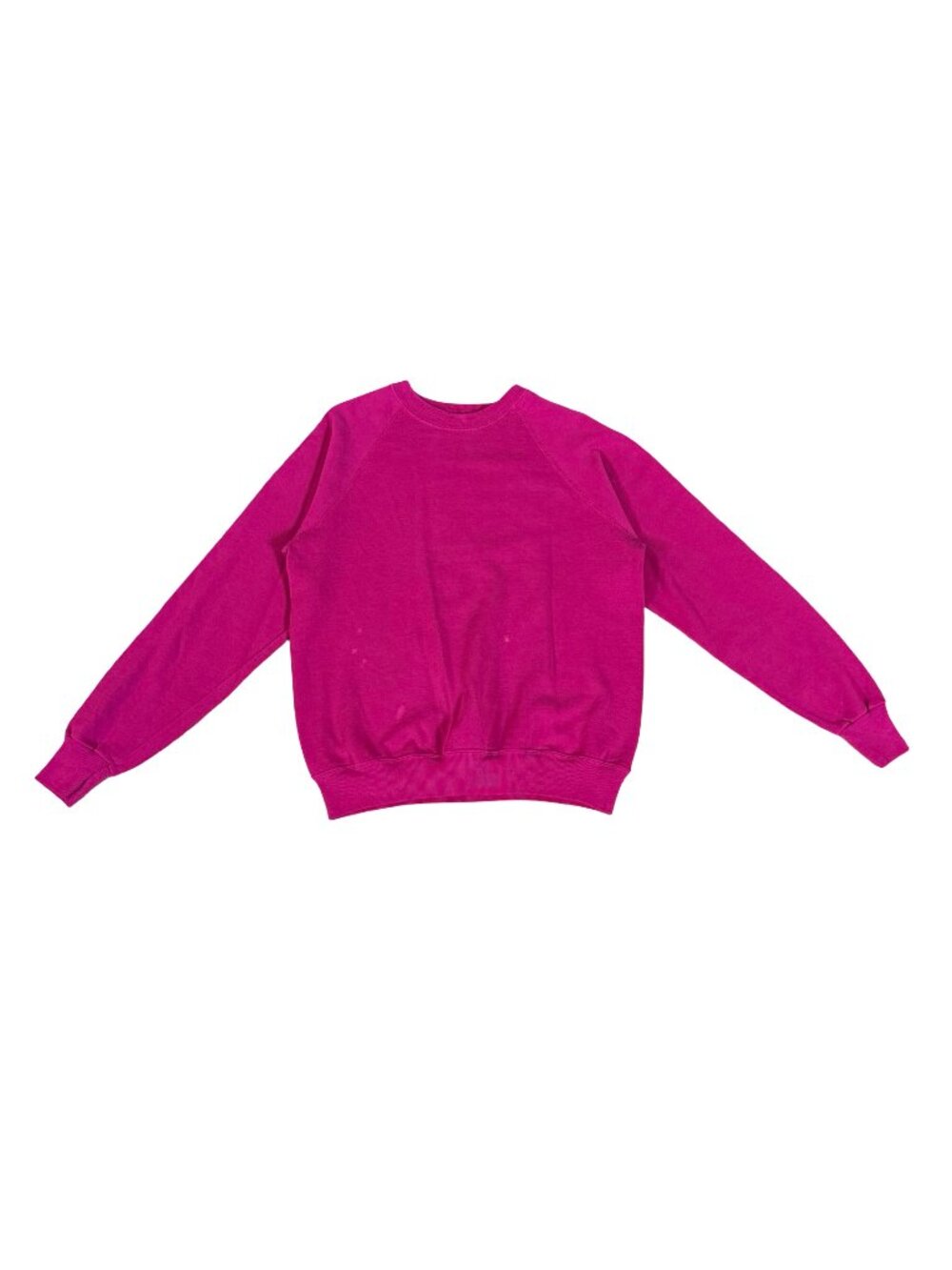 Vintage 1990s Women’s Dark Pink Crewneck Sweatshirt Raglan Sleeve